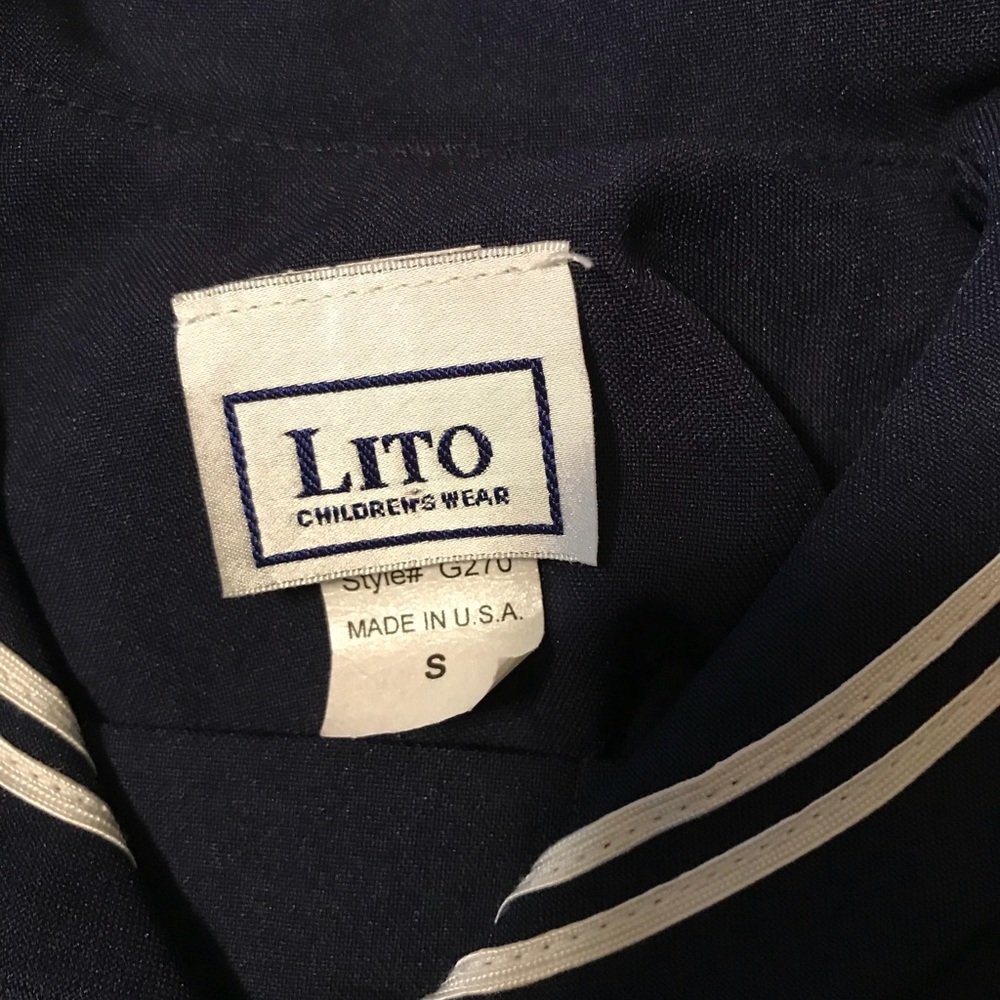 Blue Sailor romper with hat - Picture 4 of 4
